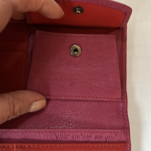 Fossil Wallet Floral Multi Color Faux Leather - Picture 6 of 9